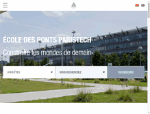 Tablet Screenshot of enpc.fr