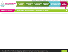 Tablet Screenshot of formation-continue.enpc.fr