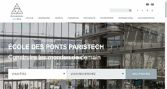 Desktop Screenshot of graduateschool.enpc.fr